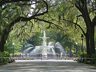 Forsyth Park in Savannah, Georgia.