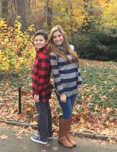 "I didn’t understand it at the time, but this diagnosis changed my life forever." -Brooke Benjamin, 17, pictured here with her brother Jackson, 14.