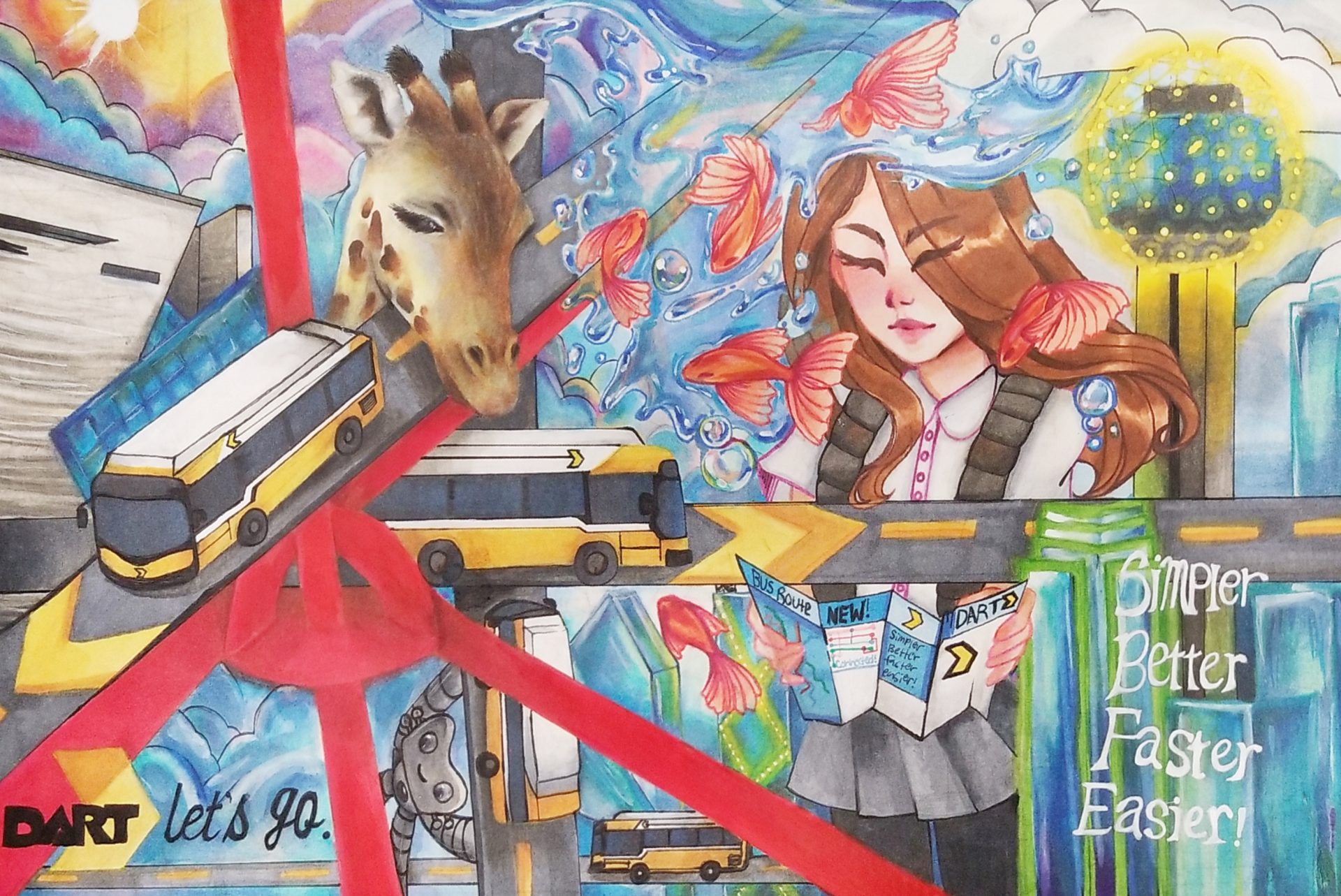 Nadia Nesich Wins “Best Of Show” At 2022 DART Student Art Contest